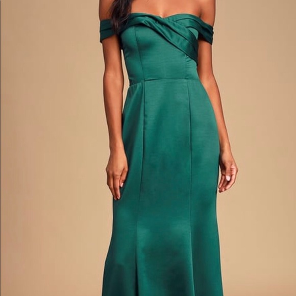 lulus green prom dress